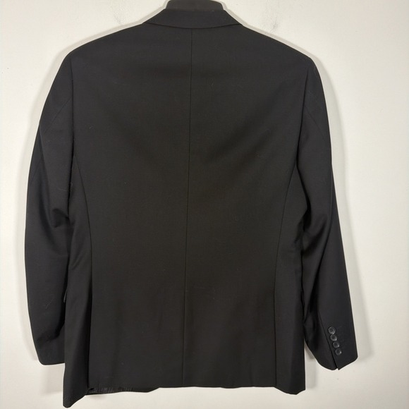 Giorgio Fiorelli Black 2 pc Suit Blazer Slim Fit Jacket 40 Pant 34 x 30 Formal - Picture 5 of 12